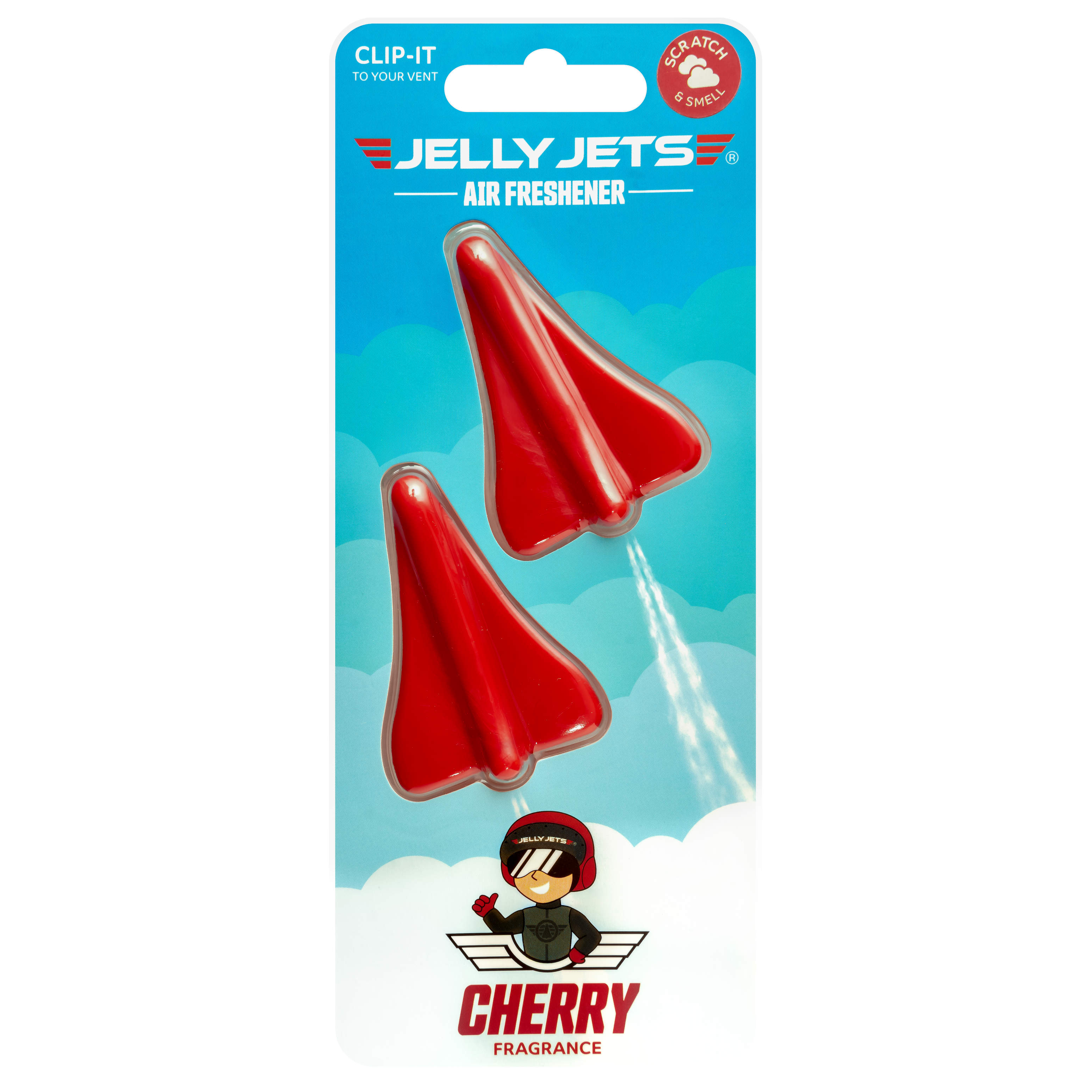 JELLY JET CLIP-IT CHERRY ( TWIN PACK )