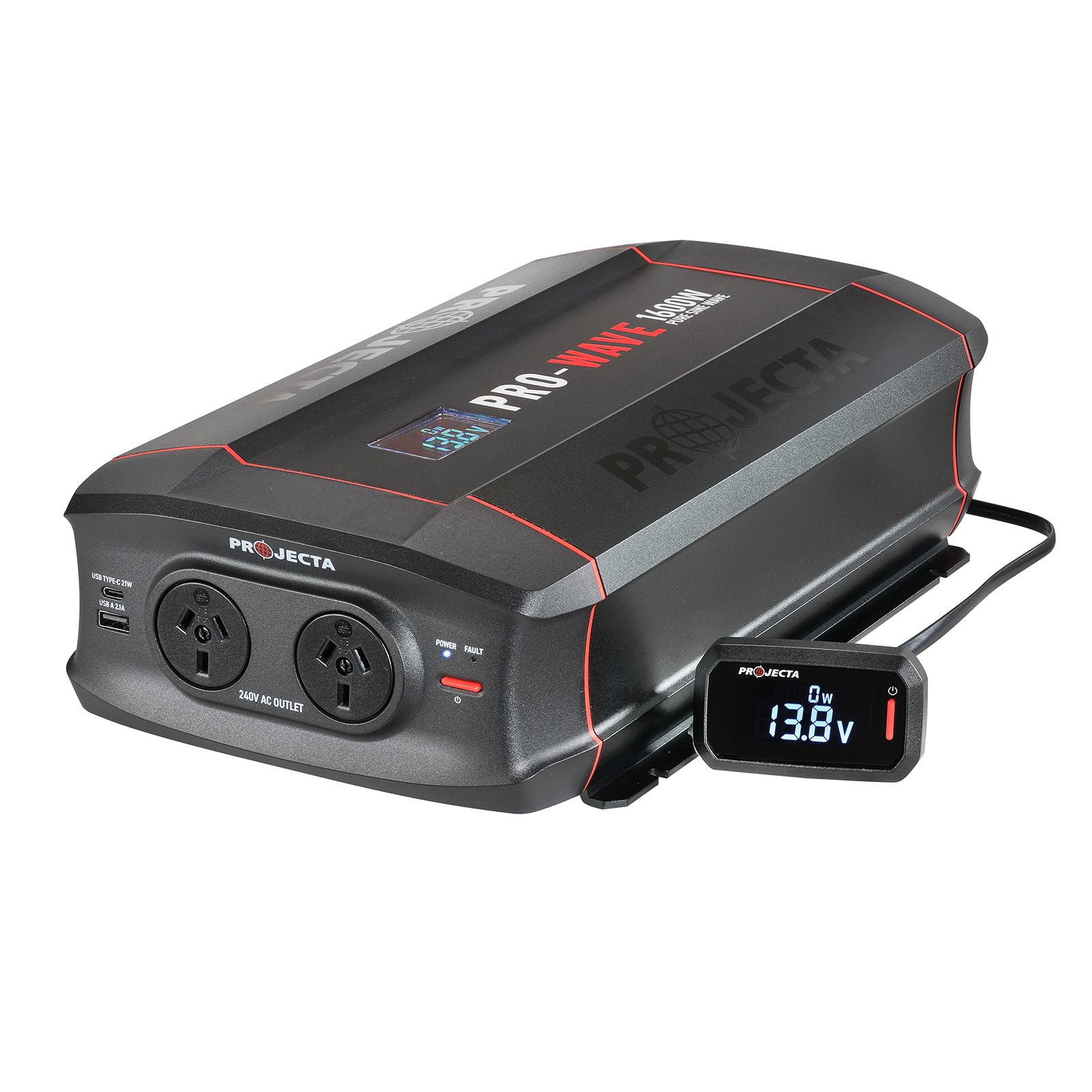 INVERTER PRO-WAVE 12V 1600WATT PURE SINE