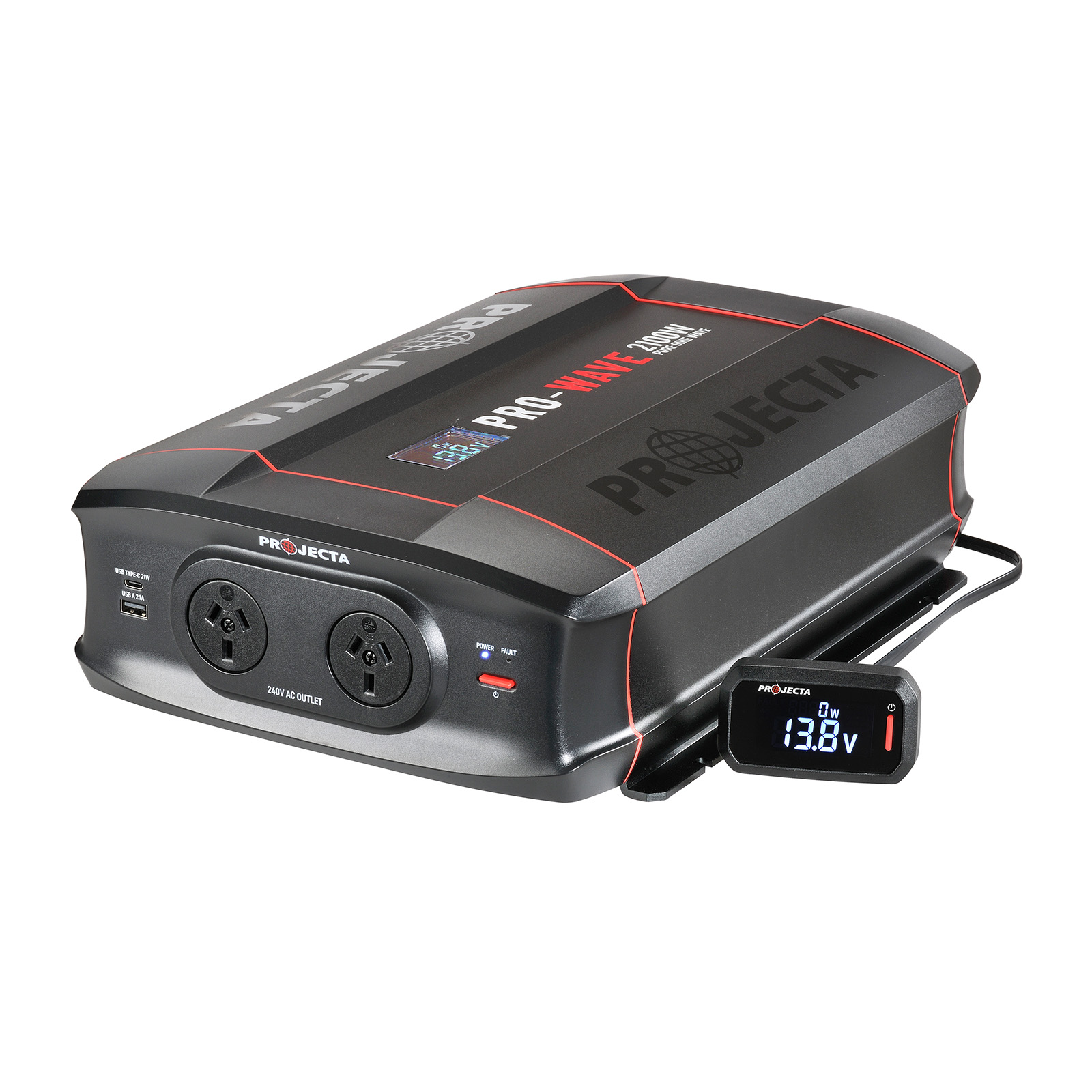 INVERTER PRO-WAVE 12V 2100WATT PURE SINE
